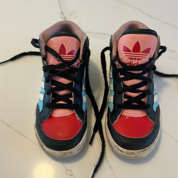Adidas Hardcourt Hi kids Sneakers size 10 - Picture 2 of 3